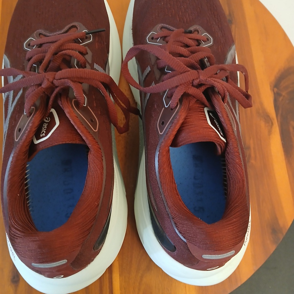 ASICS Gel-Kayano 30 Mens 11 Burgundy Running Shoes Sneakers 1011B548 - Picture 6 of 9